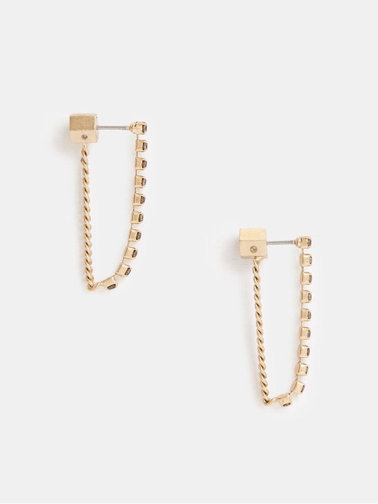 All Saints Jewelry - All Saints Kirsty Curb Chain Loop Earrings